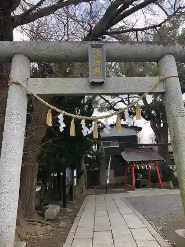 龍ケ崎八坂神社の鳥居