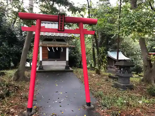 阿字神社の鳥居