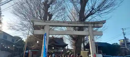 滝野川八幡神社の鳥居