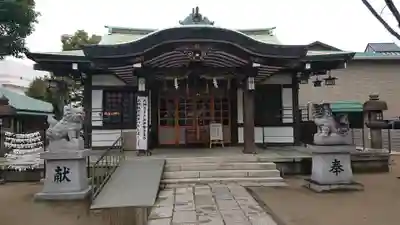 長柄八幡宮の本殿・本堂