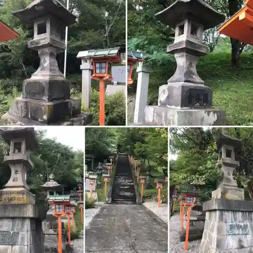 夕張神社の塔