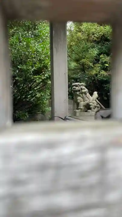 葛木二上神社の狛犬