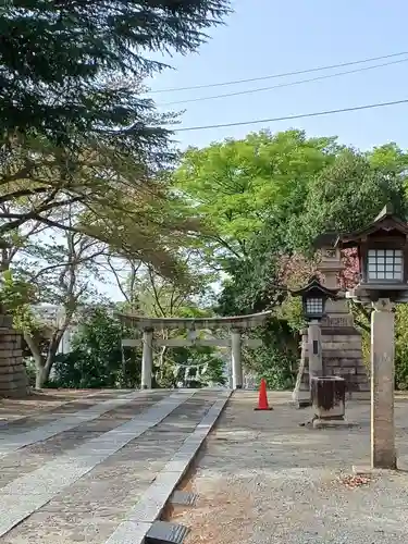 子鍬倉神社の鳥居