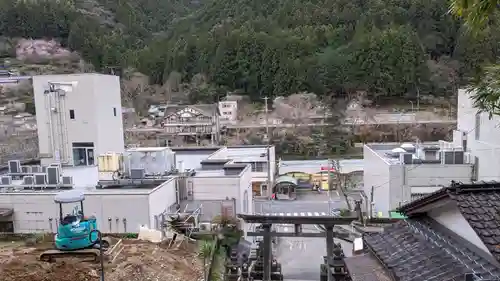 池川神社の景色