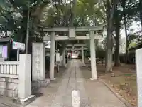 自由が丘熊野神社の鳥居