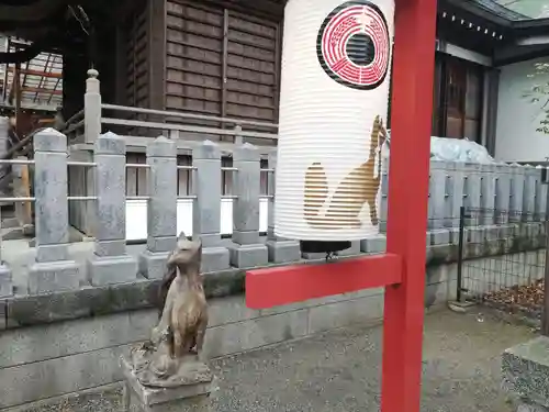 星川杉山神社の狛犬