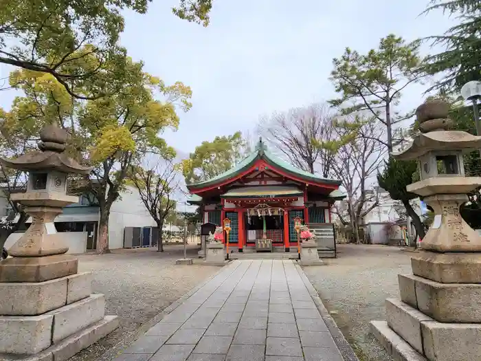 西長洲八幡神社の本殿