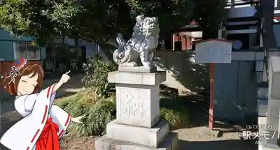 諏訪神社の狛犬