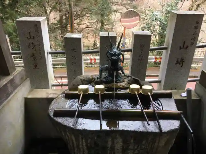 九頭龍神社の手水舎