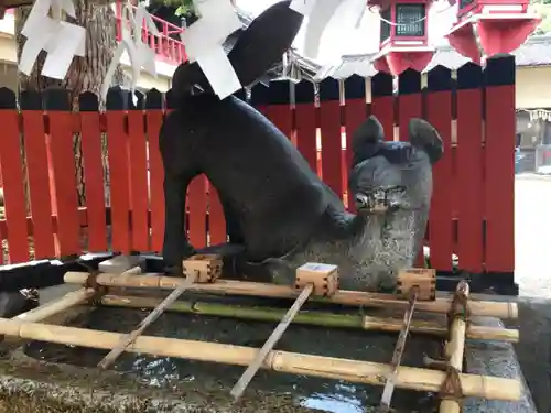 瓢箪山稲荷神社の手水