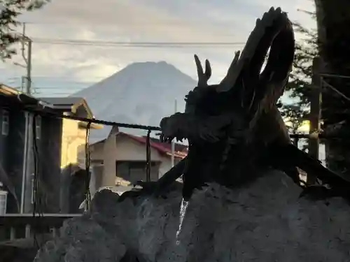 小室浅間神社の狛犬