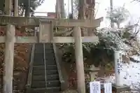 阿久津「田村神社」(郡山市阿久津町)旧社名:伊豆箱根三嶋三社の鳥居