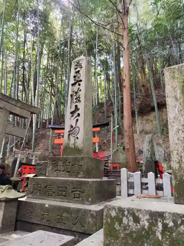 伏見稲荷大社　御膳谷奉拝所(京都府)