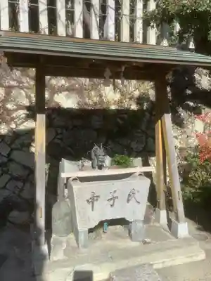 十二神社の手水舎