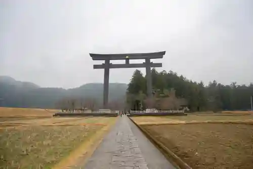 大斎原（熊野本宮大社旧社地）の鳥居