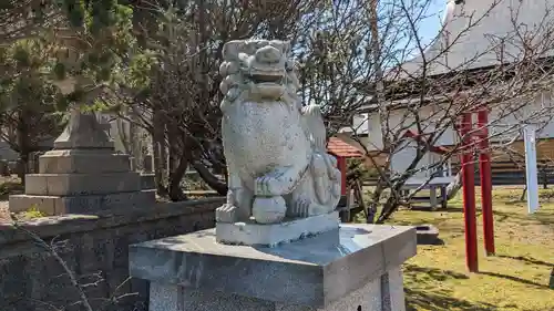 霧多布神社の狛犬