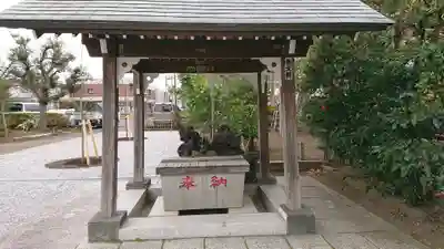 潮田神社の手水舎