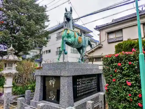 東八幡社の狛犬