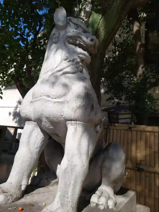 鳥越神社の狛犬