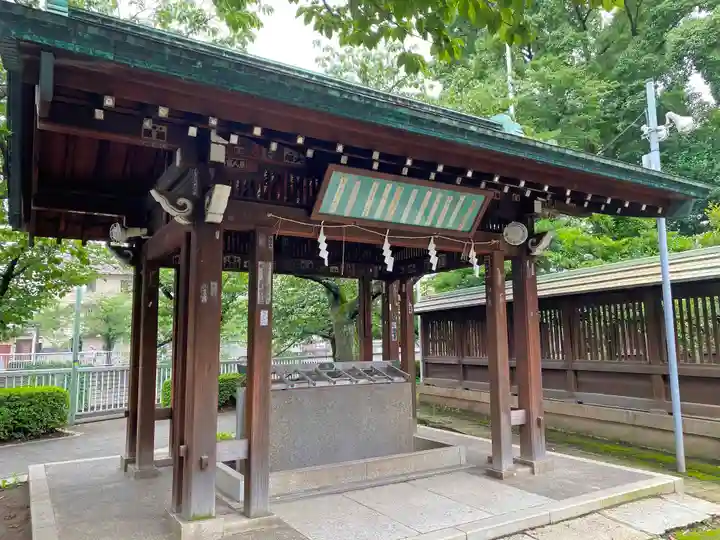 荏原神社の手水舎