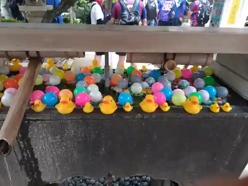 鳩森八幡神社の手水