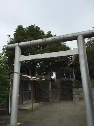 中瀬神社の鳥居