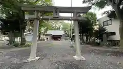 横割八幡宮の鳥居