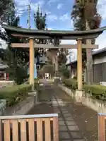 上中居諏訪神社の鳥居