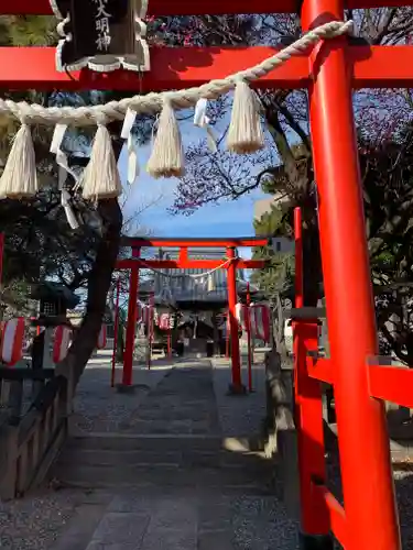 前橋神明宮の鳥居