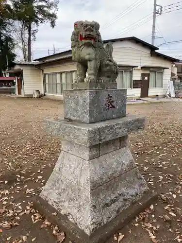 下宿八幡神社の狛犬