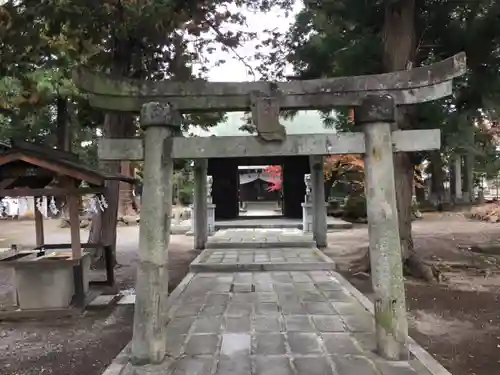 大井俣神社の鳥居