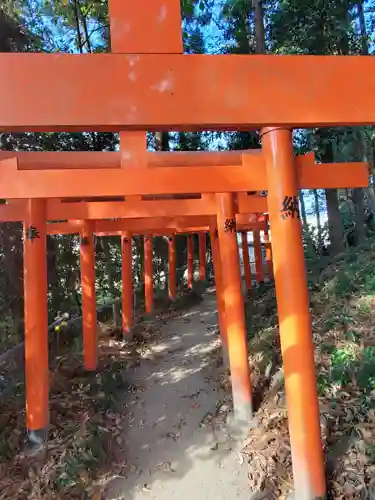 烏子稲荷神社の鳥居