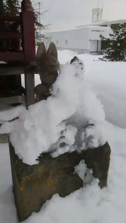 相馬妙見宮 大上川神社の狛犬