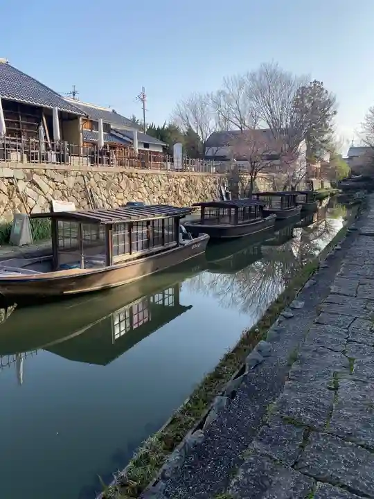 日牟禮八幡宮の周辺