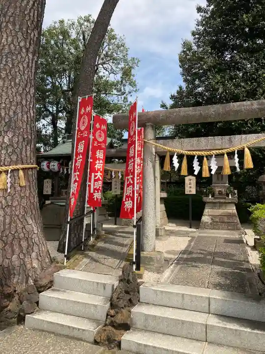 中野沼袋氷川神社の末社・摂社