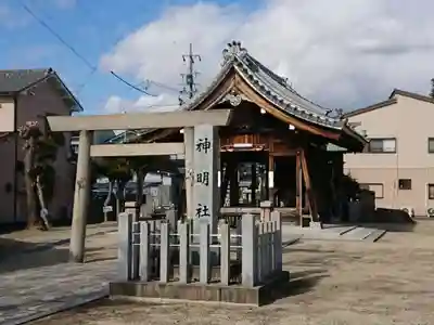 神明社(烏森神明社)の鳥居