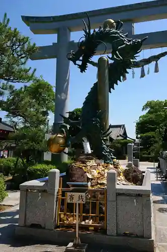 田村神社の狛犬