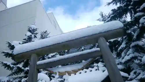 構内札幌神社の鳥居