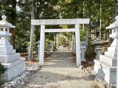 廣瀬八柱神社の鳥居