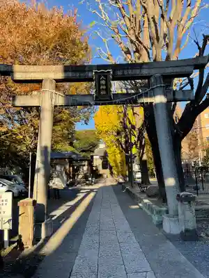 上田端八幡神社の鳥居