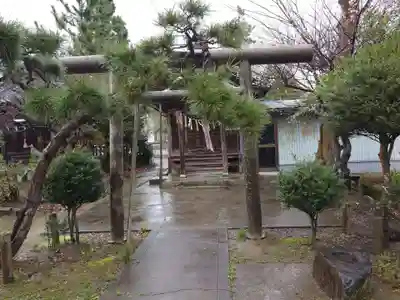 曽根神社の鳥居