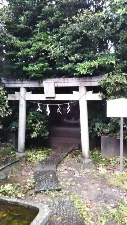 忍 諏訪神社・東照宮 の鳥居