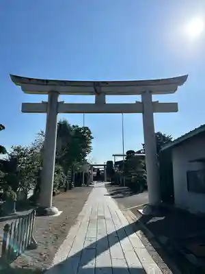 健田須賀神社の鳥居