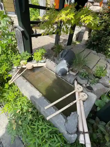 長宝寺の手水舎