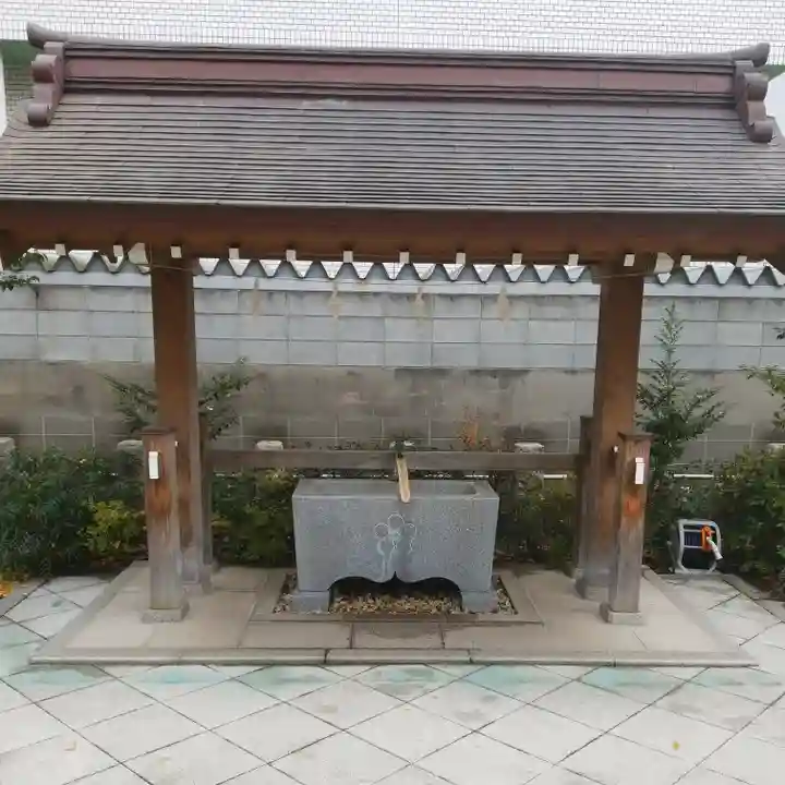 成子天神社の手水舎