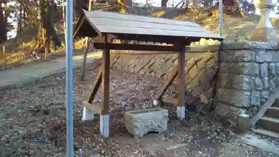 二所神社の手水舎