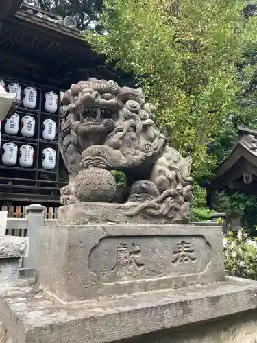 大甕神社の狛犬