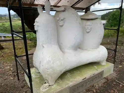 櫻田山神社の狛犬