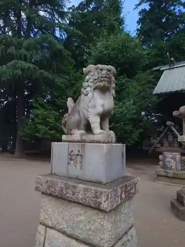 白鬚神社の狛犬