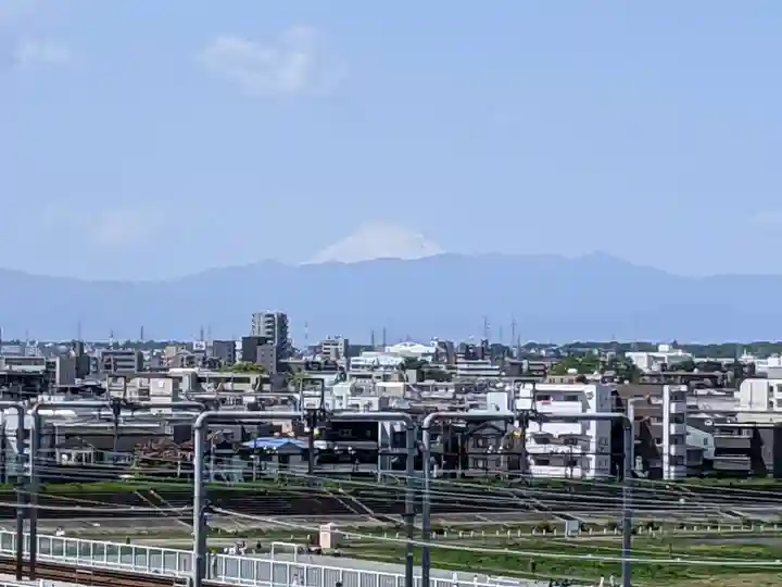 多摩川浅間神社の景色